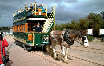 The iconic horse drawn tram, very popular