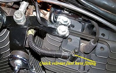 Replacement fuel filter, pressure regulator and pipe repair.