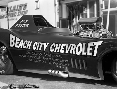 Drag Racing in Black & White