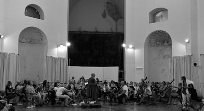 Public orchestra practice