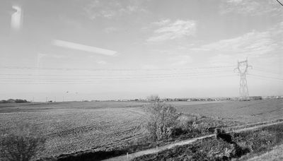 On the way to our next destination, aboard the TGV. 