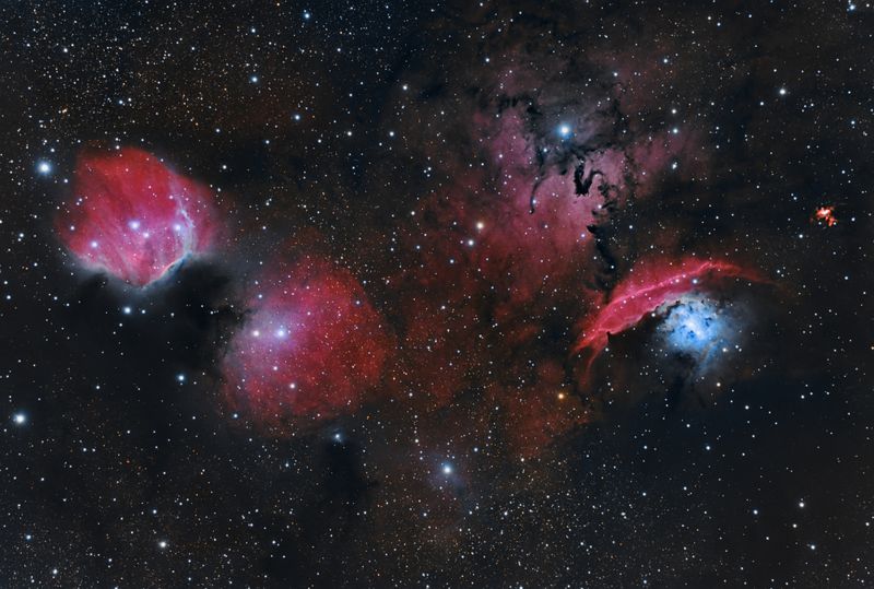 NGC6559 Nebula HaRGB - 2023