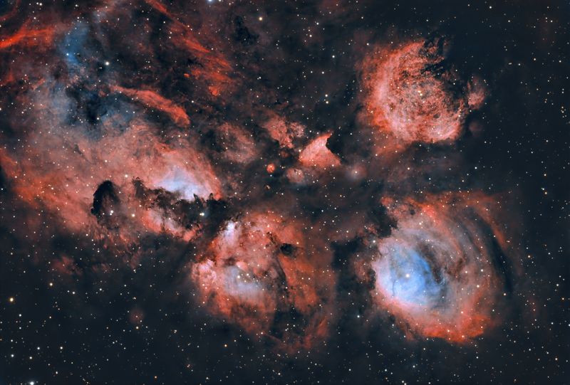 NGC6334 Cats Paw Nebula - 2025