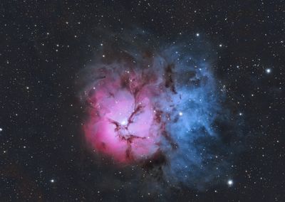 M20 Trifid Nebula LRGB - 2023