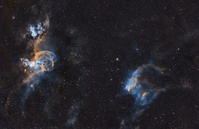 NGC3590, NGC3572 & Gum37 SHO - 2024