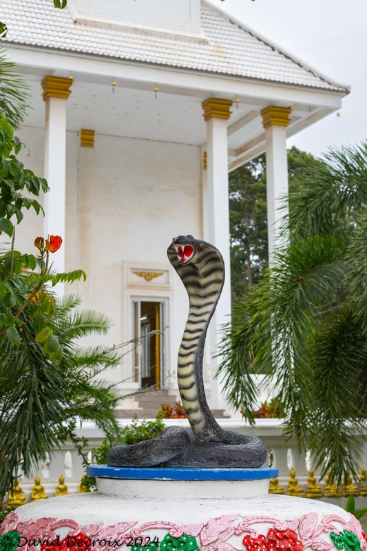 Temple Cobra Statue