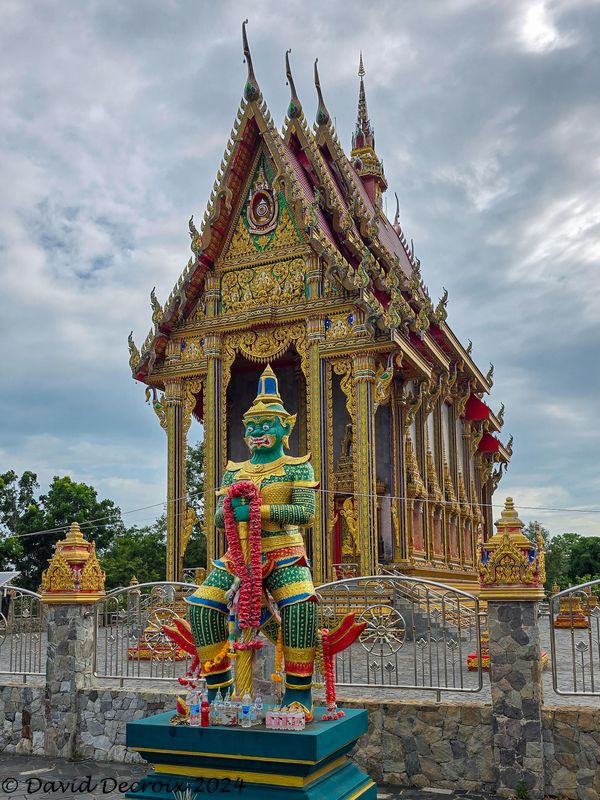 Temple and Statue