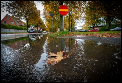 Autumn heavy Rain in Trelleborg