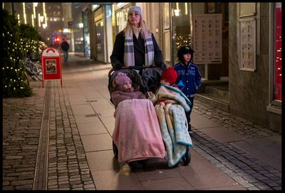 Christmas walk in Malmoe centre