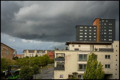 Thunderclouds over my neighbors houses - Limhamn n