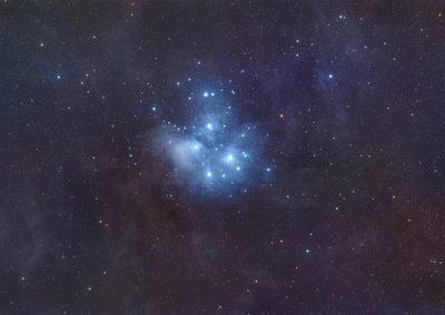 M45 The Pleiades Cluster - Widefield