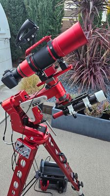 William Optics Redcat 71 with Mini Borg 50mm for guiding