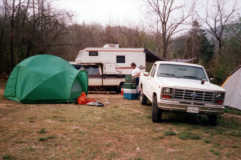 Buffalo River canoe trip, early 90s