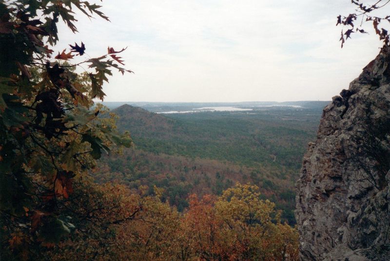 Pinnacle Mountain views, '80s or '90s