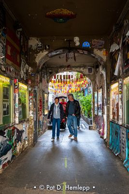 Leaving the alley
