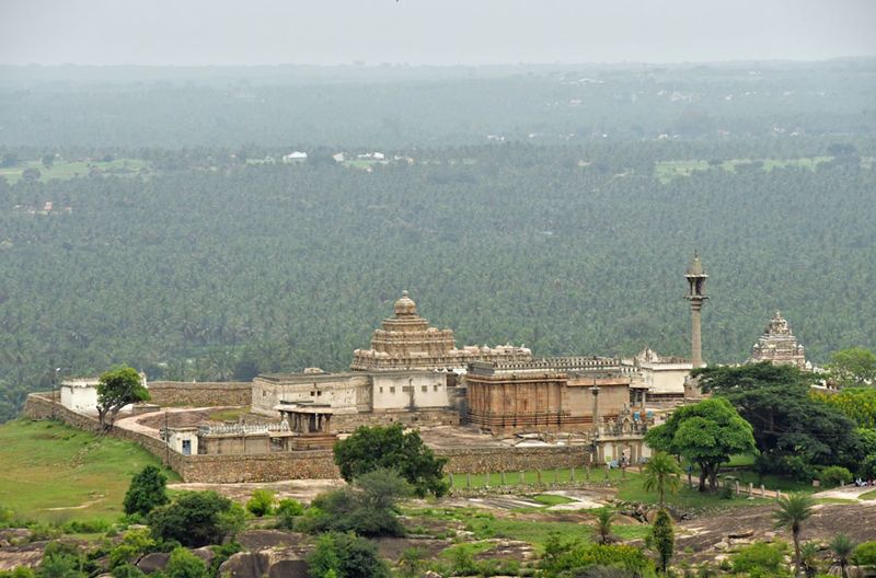 View from Vindhyagiri Hill - India-2-0907