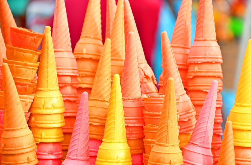Ice cream cones at Chamundeshwari Temple - India-2-1259