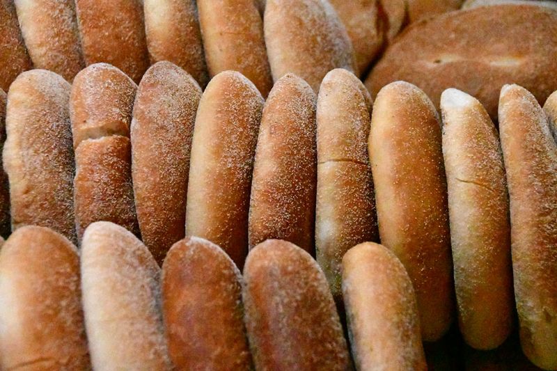 Khobz, the traditional round bread - Moroc-3278