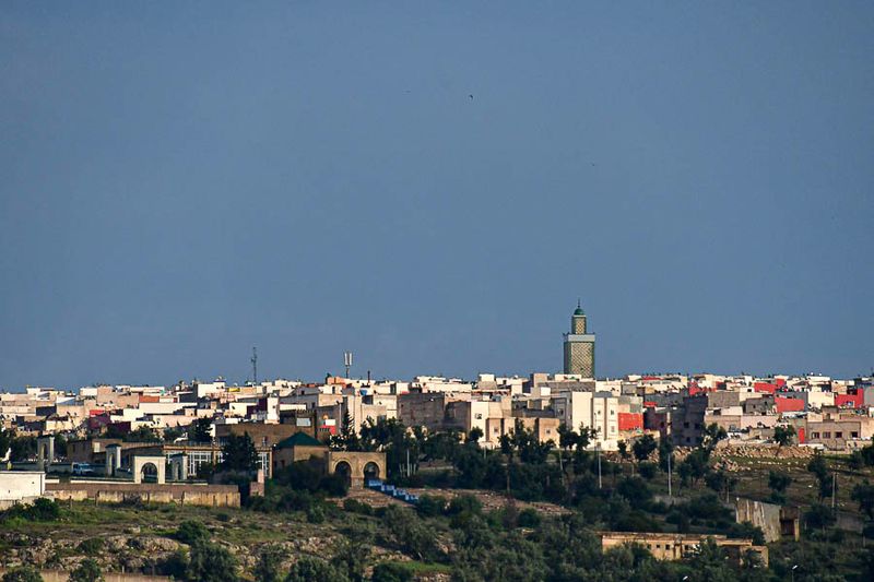 Roof-top view of Fez - Moroc-3579