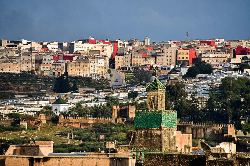 Roof-top view of Fez - Moroc-3580