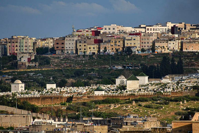 Roof-top view of Fez - Moroc-3582