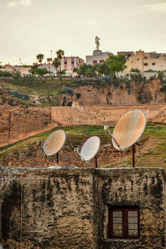 Roof-top view of Fez - Moroc-3606