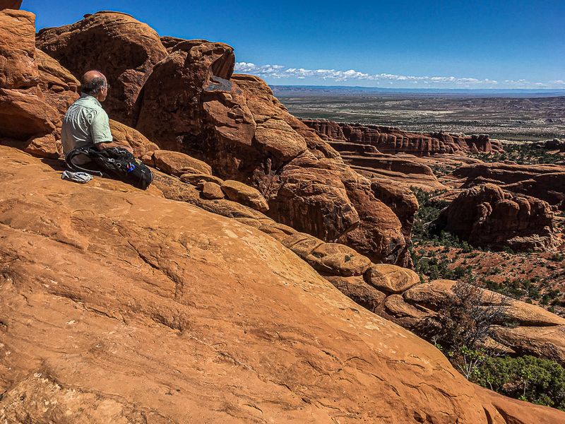 Scott and the landscape Utah19-2-i1937