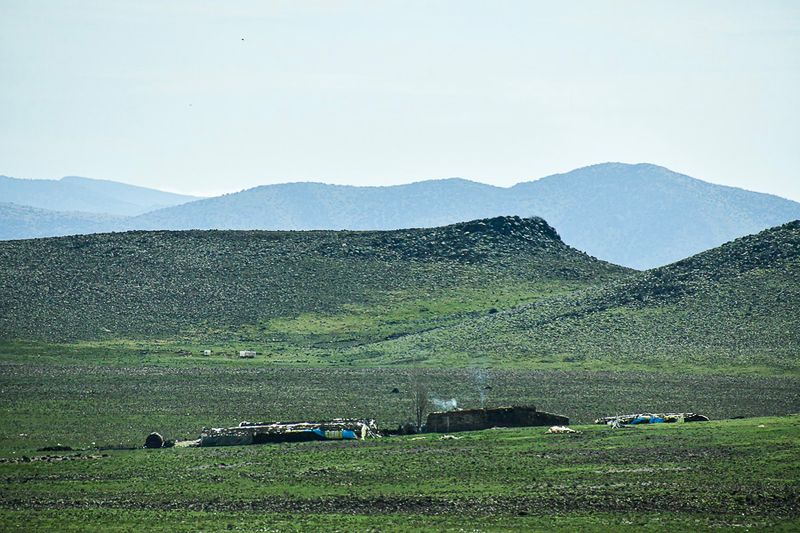 04 02 Herders' encampment on the High plains of the Atlas Mountains Moroc-3790