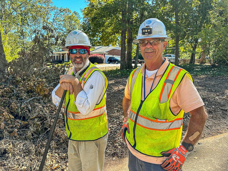 2024 10 14 George and John helping to get our power back i1340