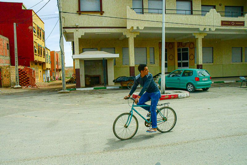 04 02 Boy on bicycle in a small town along the way Moroc-4063