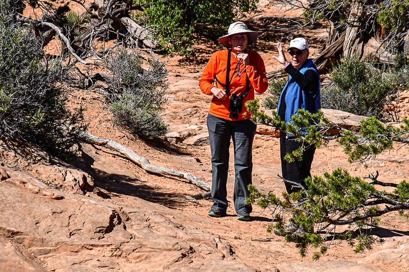 05 03 Ginger and Paula at Mesa Arch Utah19-2-1382
