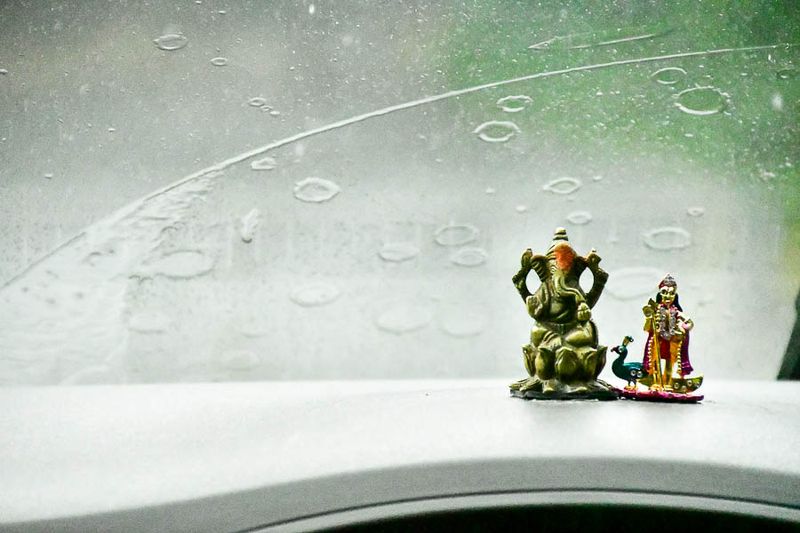 09 04 Ganesh on the dash - India-2-2363