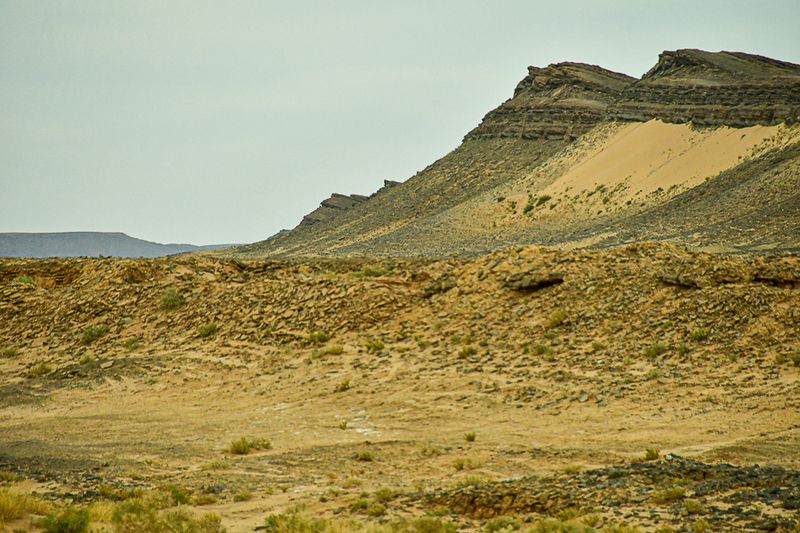 04 02 Petrified dunes - Nearing the Erg Chebbi Moroc-4344