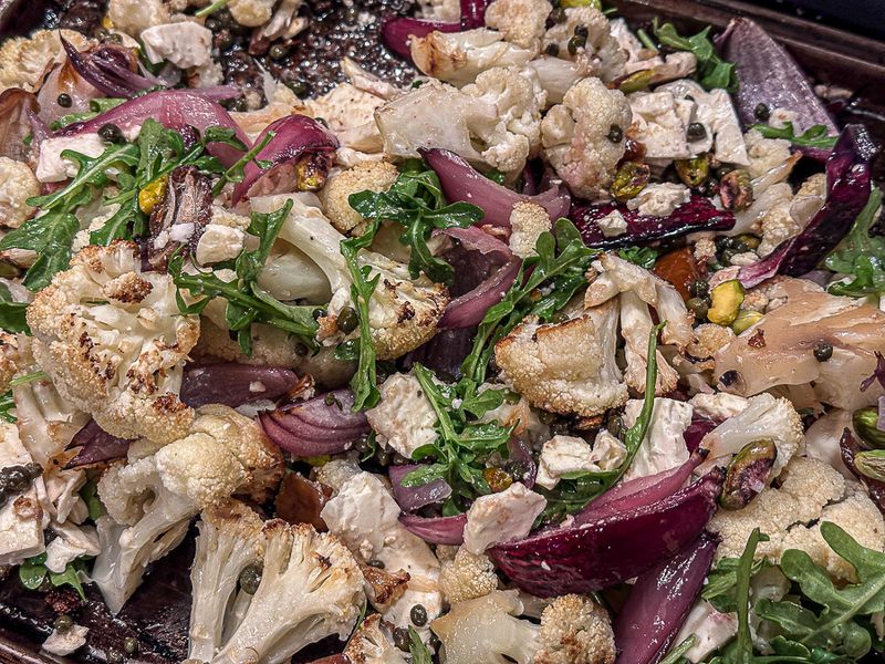 2025 03 20 Granddaughter's sheet pan salad i3270