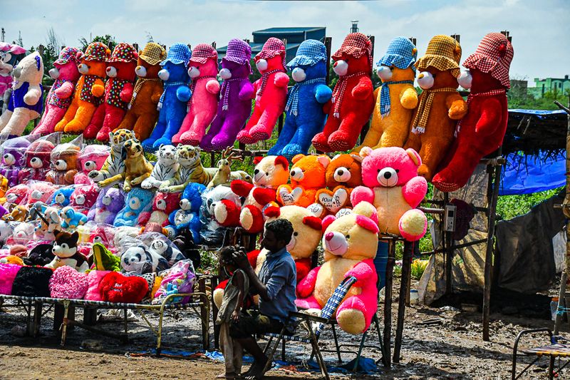 2017 09 06 Bear vender and daughter India-2-3260