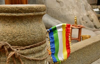At the feet of the Gommateshwara statue - India-2-1025