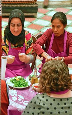 Teacher and Myo - Moroc-3359