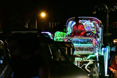 Mysuru Palace - Neon lighted carridge -  India-2-1783