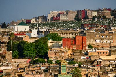 Roof-top view of Fez - Moroc-3594