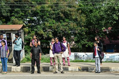 Waiting for the bus India-2-1884