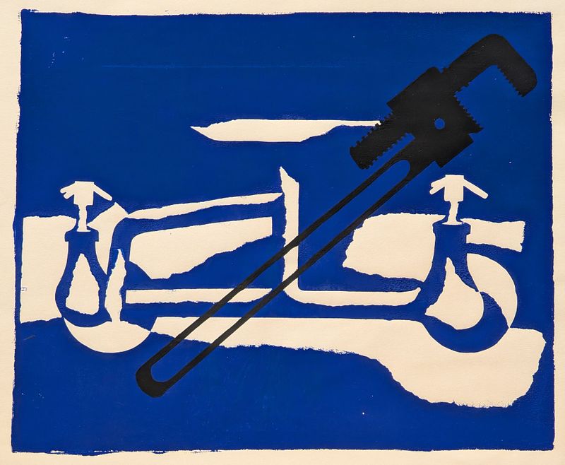 faucet and pipe wrench