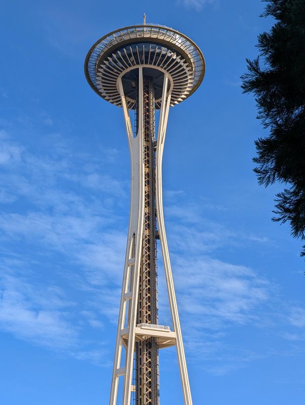 Space Needle, upper two thirds