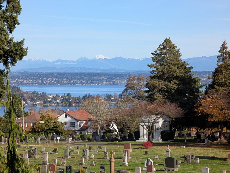 Lake View Cemetery and ~Glacier Peak
