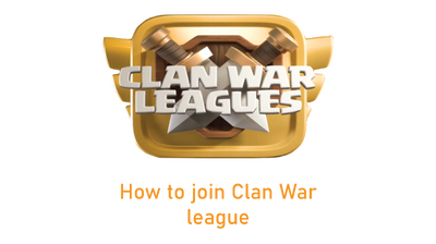 How to join Clan War league