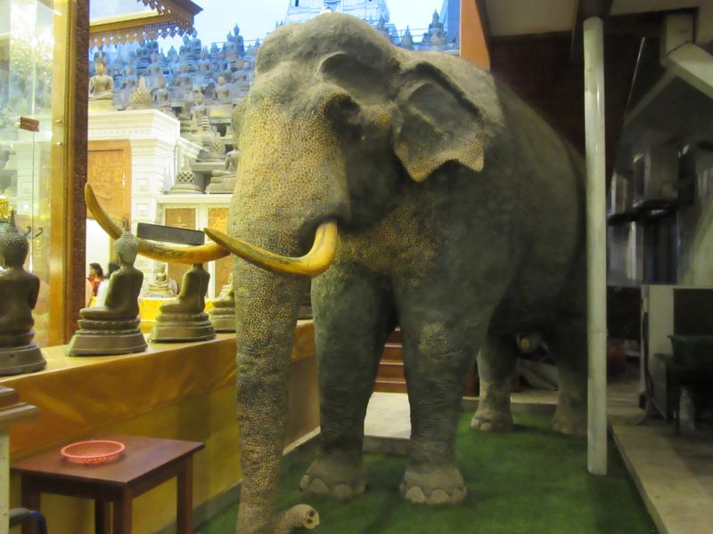 Ganga, the temple`s late elephant