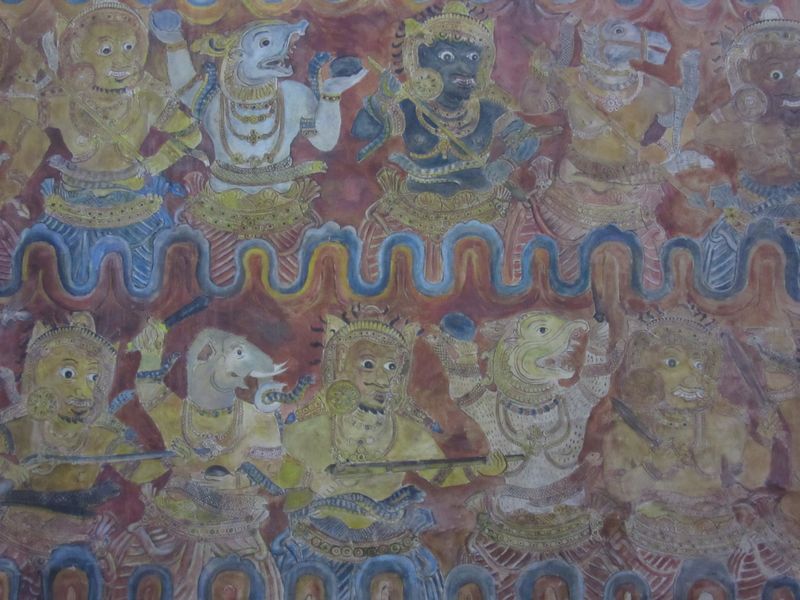 Mara`s Army Aproach to attack the Buddha (18th Century)