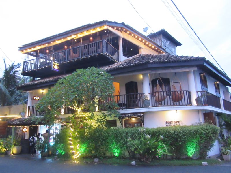 Lit up at night
