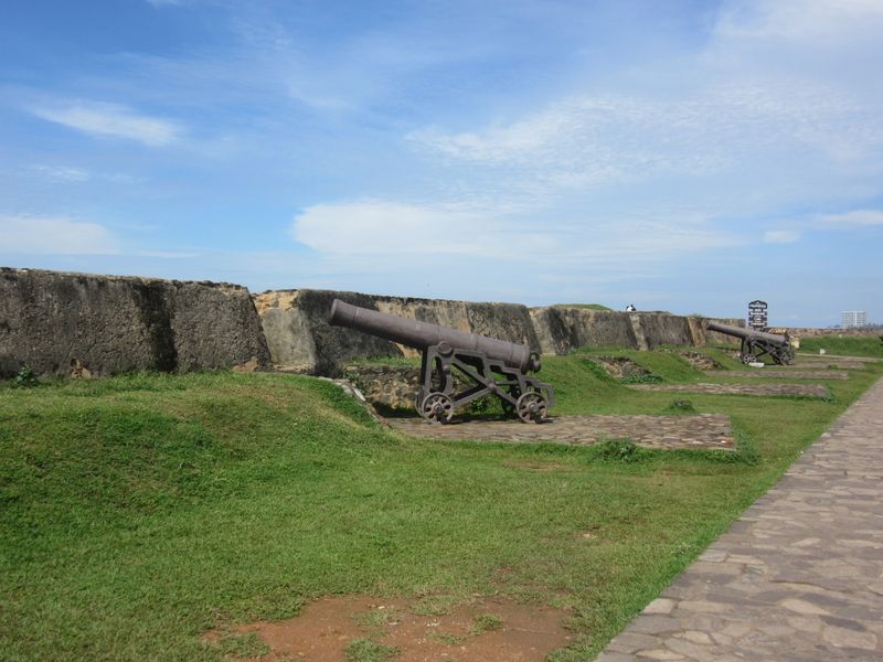 Fort rampart and cannon