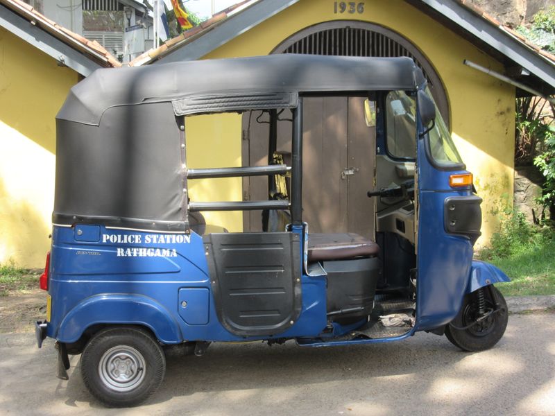 Police tuk tuk
