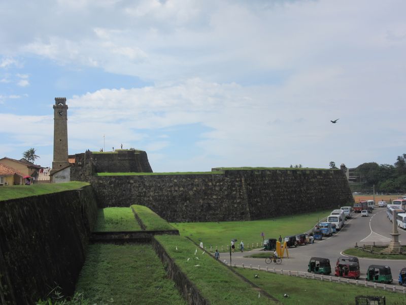 From the ramparts looking to the Main Gate and Moon Bastion